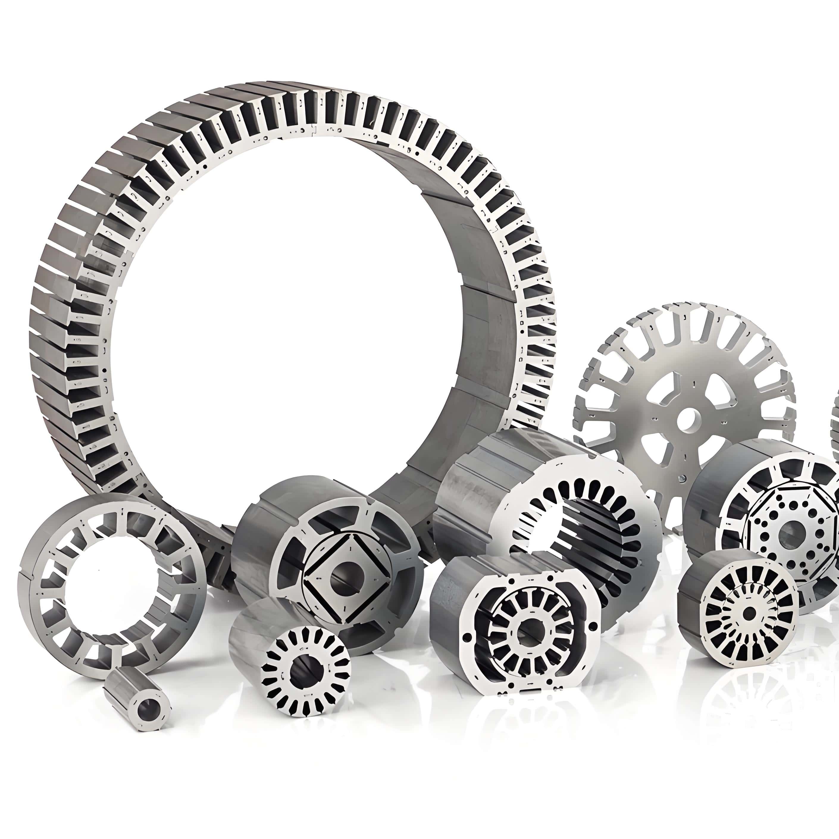 Rotor lamination production