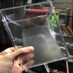 transparent part injected