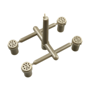 4 cavities Injection Molding PEEK Part