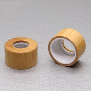 Bamboo screw disk-top cap for cosmetic bottle  Bamboo screw disk-top cap for cosmetic bottle