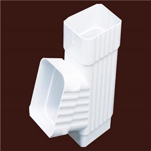 plastic gutter accessory side outlet tee plastic gutter accessory side outlet tee