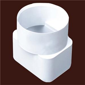 plastic gutter accessory square tranfer to round adapte plastic gutter accessory square tranfer to round adapte