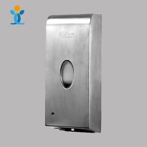 Stainless steel hand sanitizer dispenser assembly